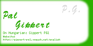 pal gippert business card